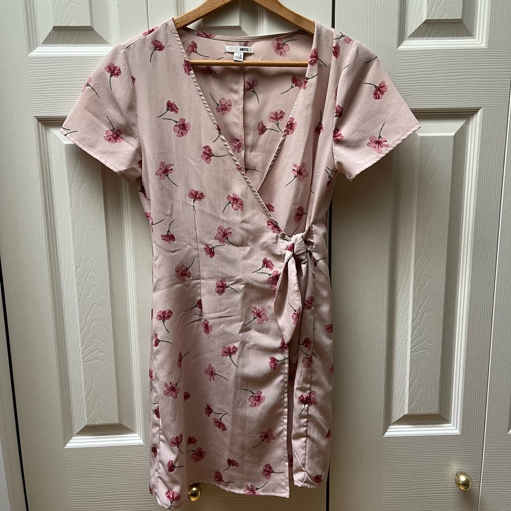 Romantic Pink Mini Dress